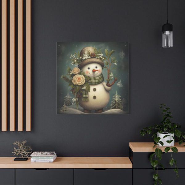 101419-83.jpg Christmas Snowman Standard Canvas