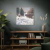 101419-9.jpg Winter Country Vintage Nature by Viktor Olgyai Framed Canvas