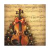 101419-96.jpg Vintage Christmas Cello Music Standard Canvas