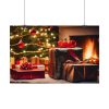 101825-1.jpg Christmas Gifts Fireplace Poster