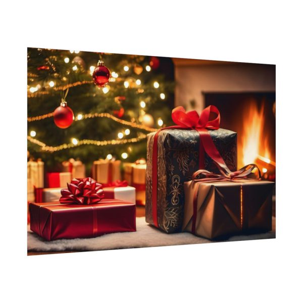 101825-2.jpg Christmas Gifts Fireplace Poster