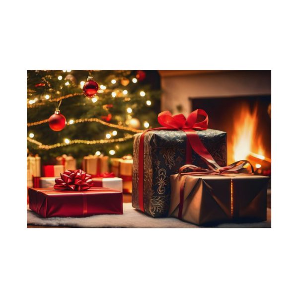 101825.jpg Christmas Gifts Fireplace Poster