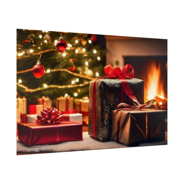101826-2.jpg Christmas Gifts Fireplace Poster