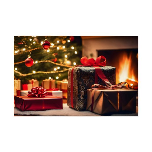 101826.jpg Christmas Gifts Fireplace Poster