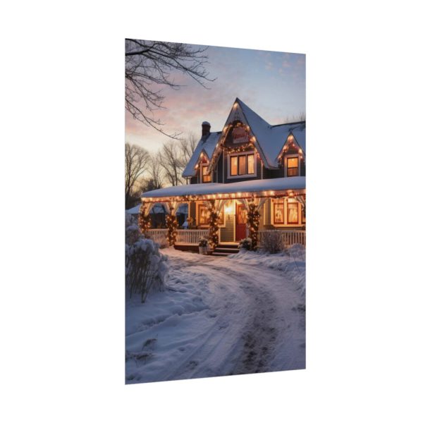 101828-2.jpg Christmas Decorated Home Poster