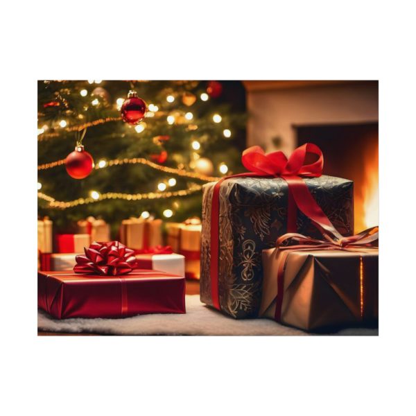 101829.jpg Christmas Gifts Fireplace Poster