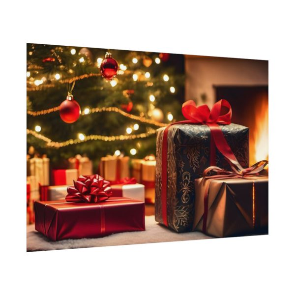 101833-2.jpg Christmas Gifts Fireplace Poster