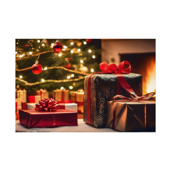 101833.jpg Christmas Gifts Fireplace Poster