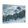 101834-17.jpg Car in Mountain Landscape With Snowy Trees Poster