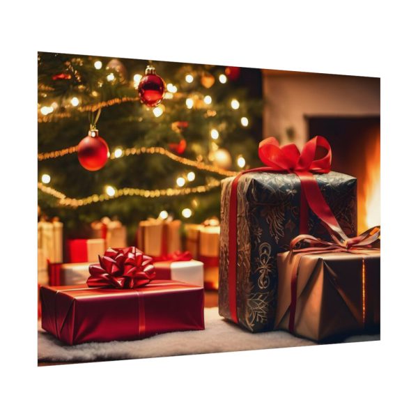 101837-2.jpg Christmas Gifts Fireplace Poster