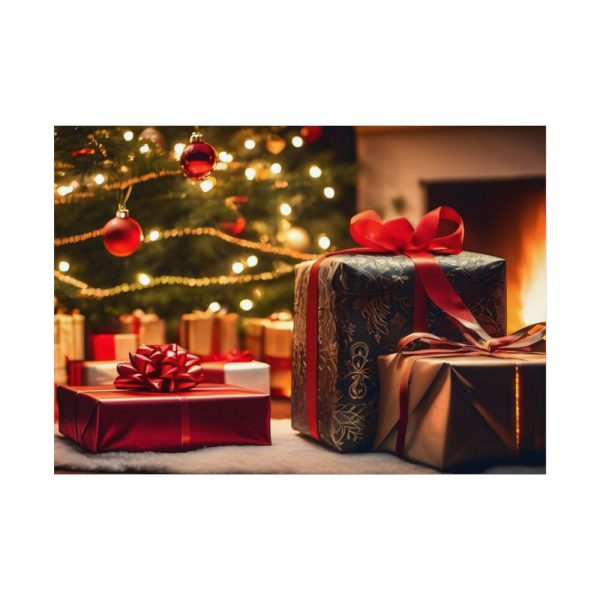 101837.jpg Christmas Gifts Fireplace Poster