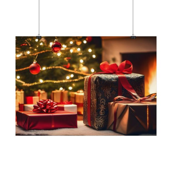 101841-1.jpg Christmas Gifts Fireplace Poster