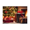 101841.jpg Christmas Gifts Fireplace Poster