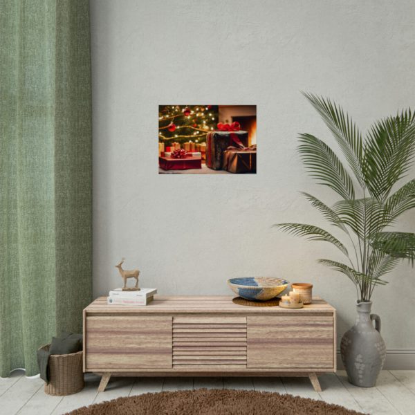 101842-3.jpg Christmas Gifts Fireplace Poster