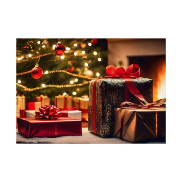 101842.jpg Christmas Gifts Fireplace Poster