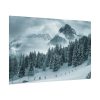 101845-17.jpg Car in Mountain Landscape With Snowy Trees Poster