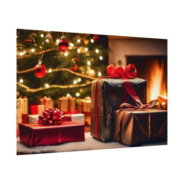 101845-2.jpg Christmas Gifts Fireplace Poster