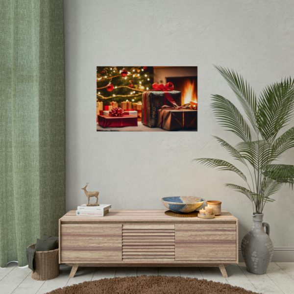 101845-3.jpg Christmas Gifts Fireplace Poster