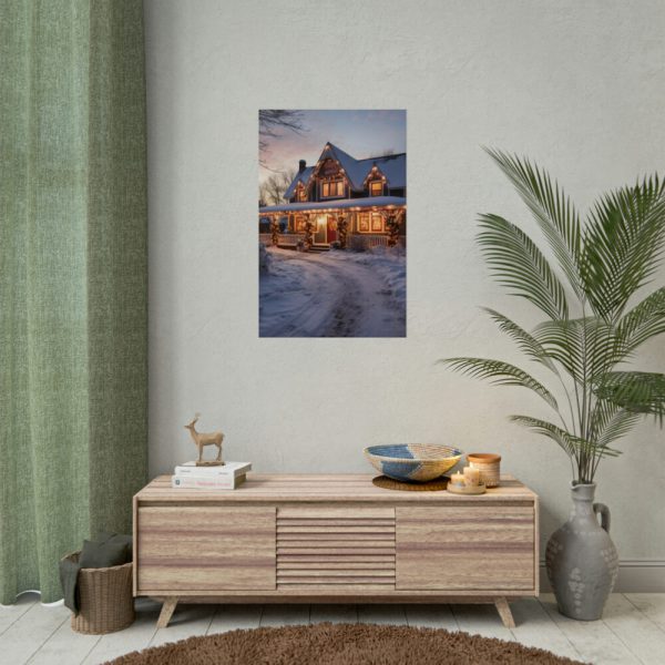 101848-3.jpg Christmas Decorated Home Poster