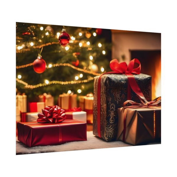 101849-2.jpg Christmas Gifts Fireplace Poster