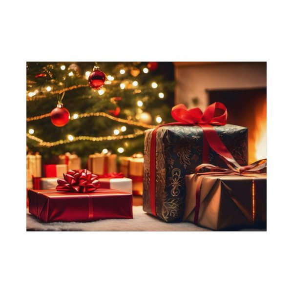 101849.jpg Christmas Gifts Fireplace Poster