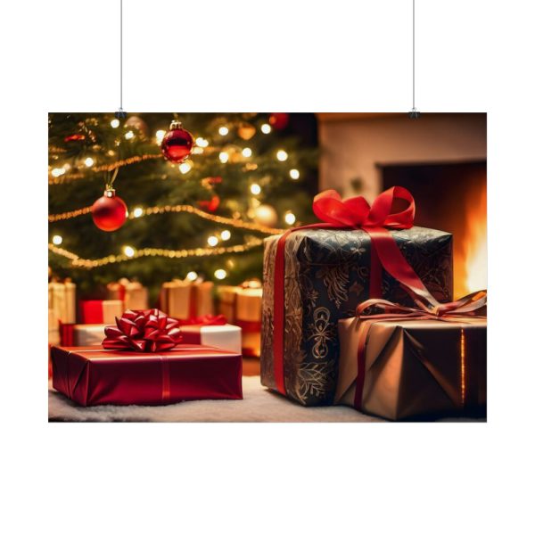 101850-1.jpg Christmas Gifts Fireplace Poster