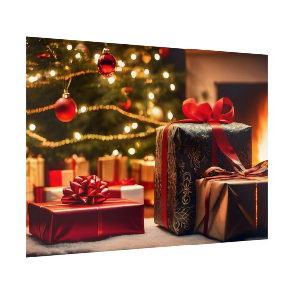 101850-2.jpg Christmas Gifts Fireplace Poster