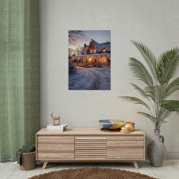 101851-3.jpg Christmas Decorated Home Poster