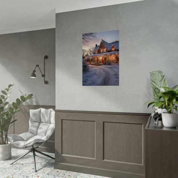 101851-4.jpg Christmas Decorated Home Poster