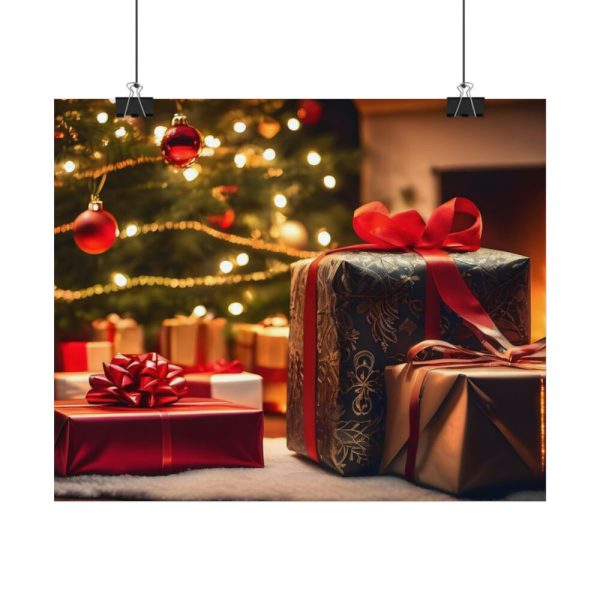 101853-1.jpg Christmas Gifts Fireplace Poster