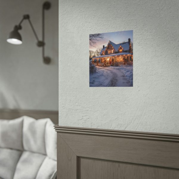 101855-4.jpg Christmas Decorated Home Poster