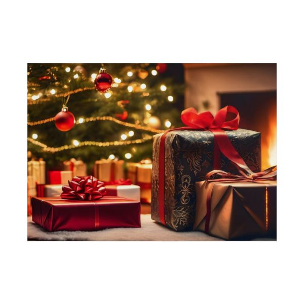 101857-10.jpg Christmas Gifts Fireplace Poster