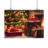 101857-11.jpg Christmas Gifts Fireplace Poster