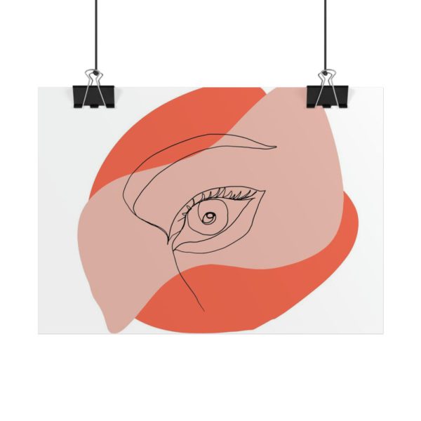 101857-26.jpg Abstract Line Art Eye Poster