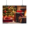 101858-1.jpg Christmas Gifts Fireplace Poster
