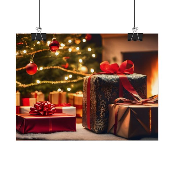 101858-1.jpg Christmas Gifts Fireplace Poster