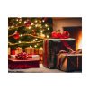 101858.jpg Christmas Gifts Fireplace Poster