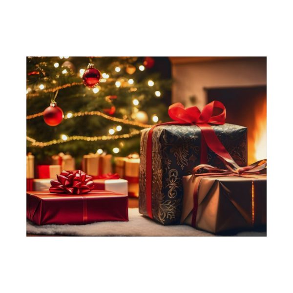 101858.jpg Christmas Gifts Fireplace Poster