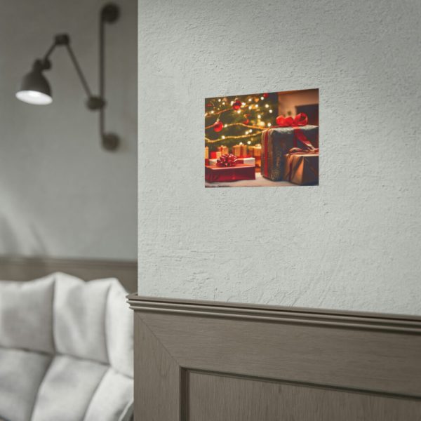 101859-4.jpg Christmas Gifts Fireplace Poster