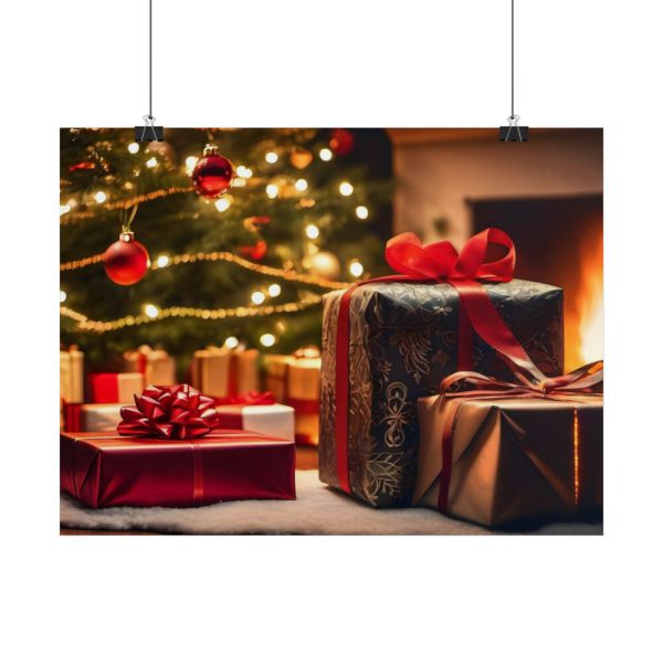 101862-1.jpg Christmas Gifts Fireplace Poster