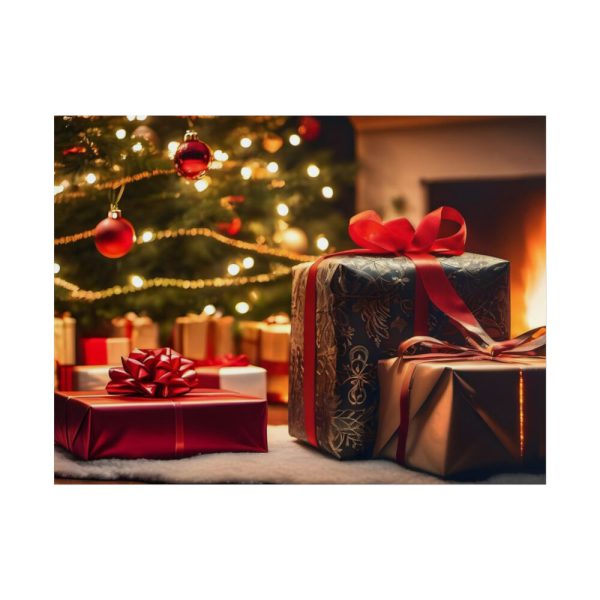 101862.jpg Christmas Gifts Fireplace Poster