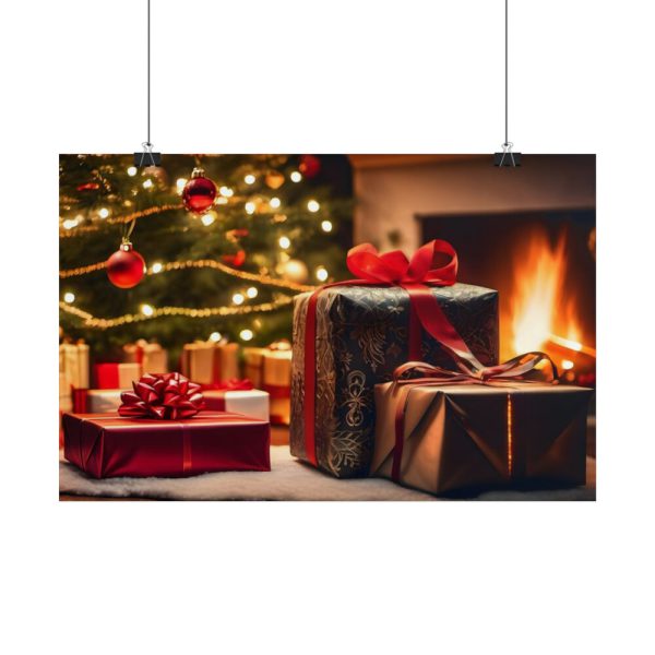 101864-1.jpg Christmas Gifts Fireplace Poster