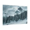 101864-17.jpg Car in Mountain Landscape With Snowy Trees Poster
