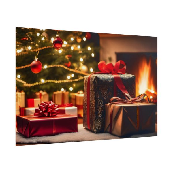 101864-2.jpg Christmas Gifts Fireplace Poster