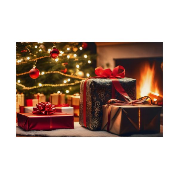 101864.jpg Christmas Gifts Fireplace Poster