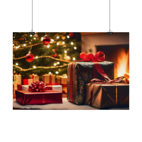 101865-1.jpg Christmas Gifts Fireplace Poster