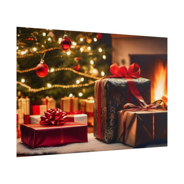 101865-2.jpg Christmas Gifts Fireplace Poster