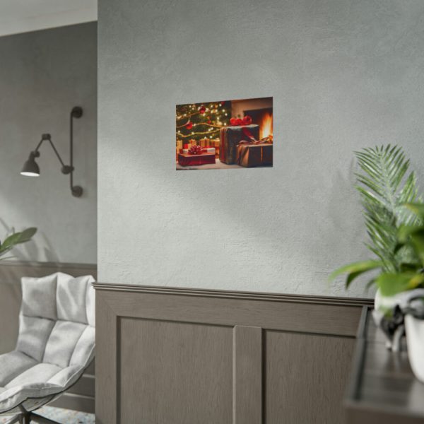 101865-4.jpg Christmas Gifts Fireplace Poster
