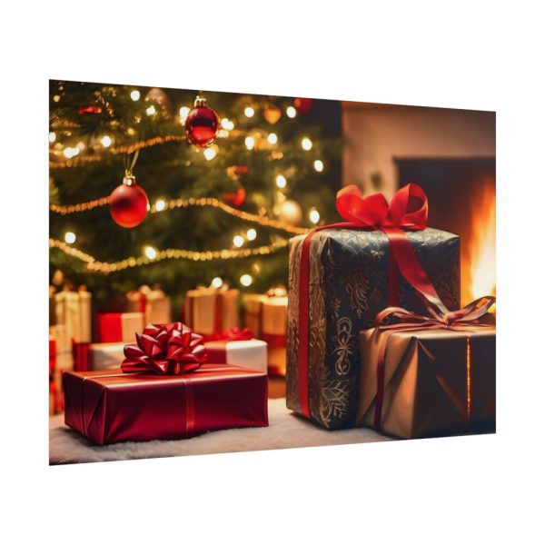 101868-2.jpg Christmas Gifts Fireplace Poster