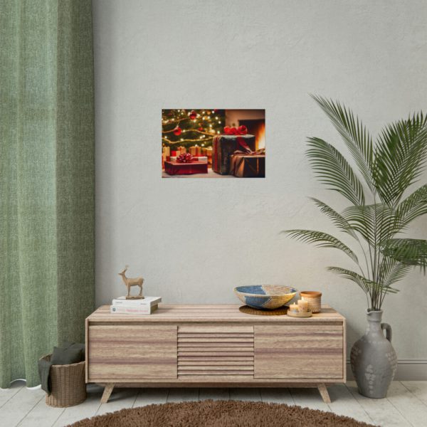 101868-3.jpg Christmas Gifts Fireplace Poster
